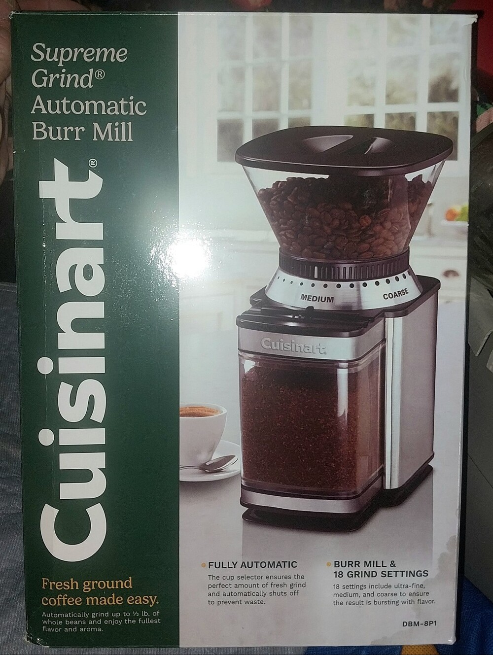 Cuisinart Supreme Grind Automatic Burr Mill CCM-16PC1 – NEW IN BOX